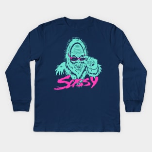 Did Somebody Say...Sassy? Kids Long Sleeve T-Shirt